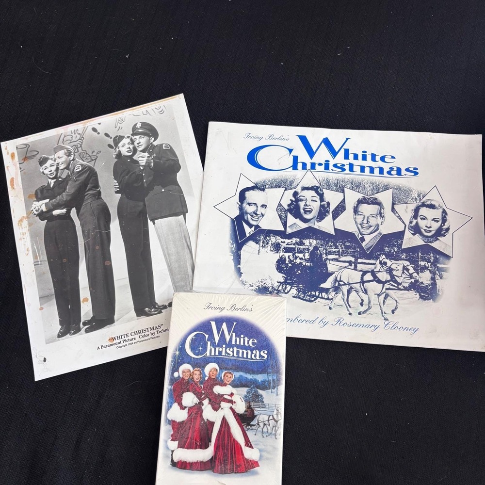 White Christmas VHS Widescreen Edition Crosby‎ Rosemary Clooney 1994 Remaster